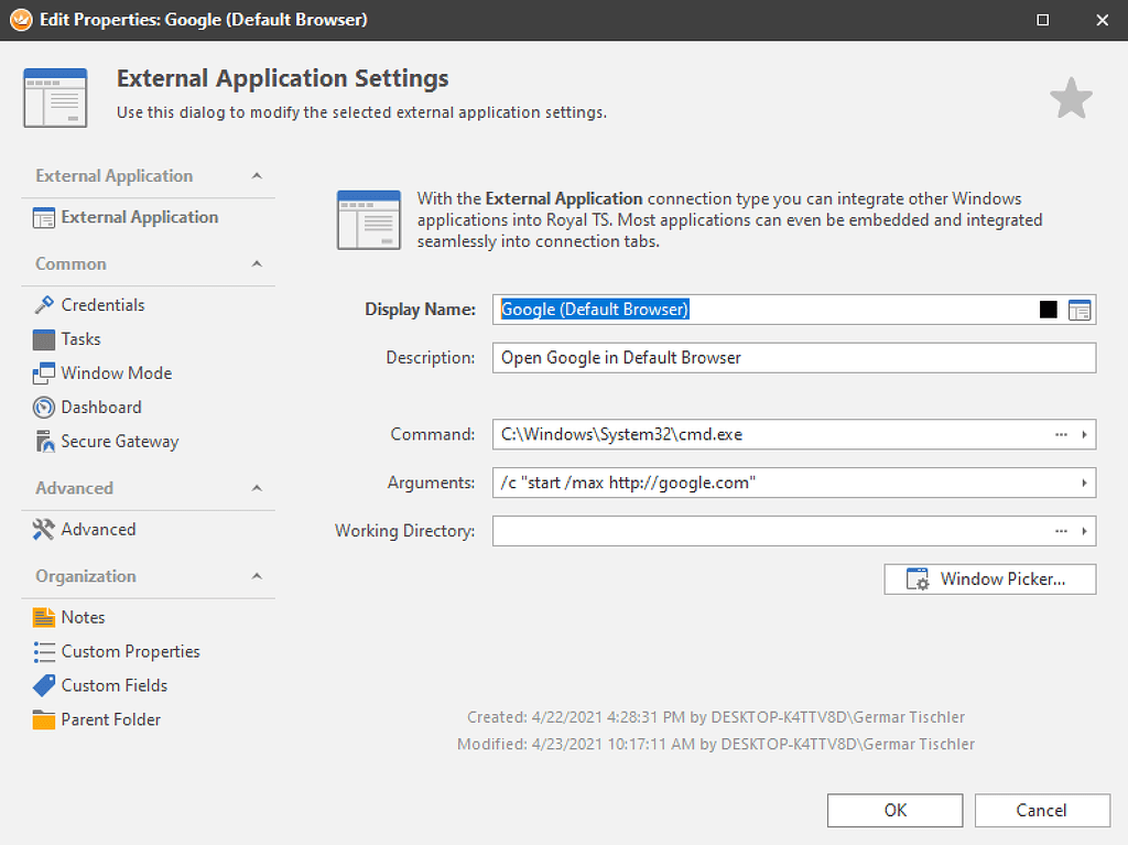 Open a Web Page using the Default Browser - Scripting - Royal Apps